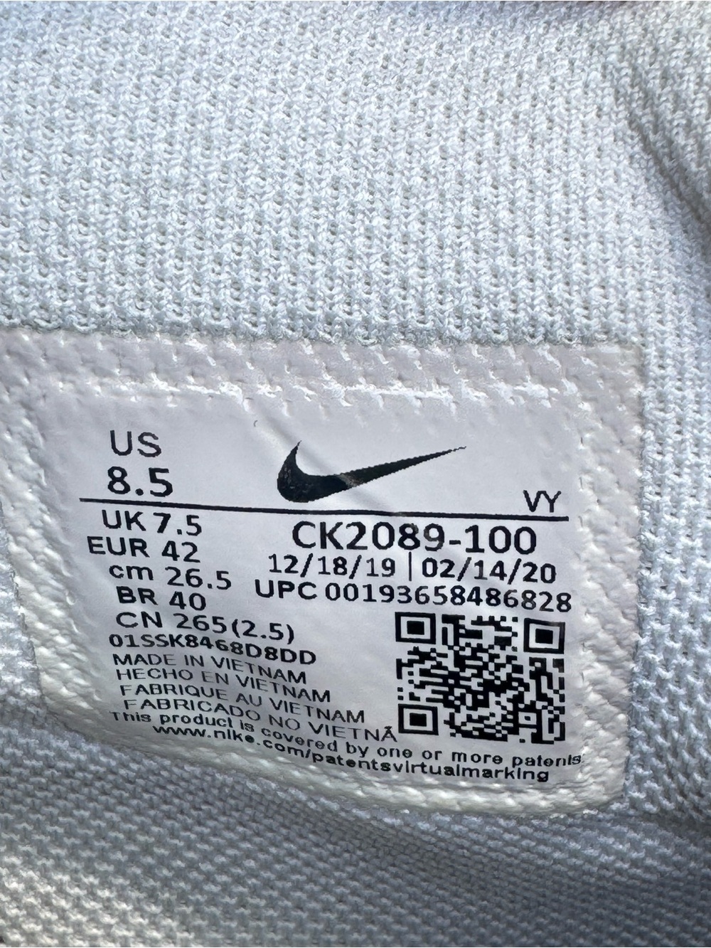Nike KD Trey 5 VIII EP CK2089-100 Mens White-Royal Tint Basketball Sneakers 8.5 - Picture 7 of 10